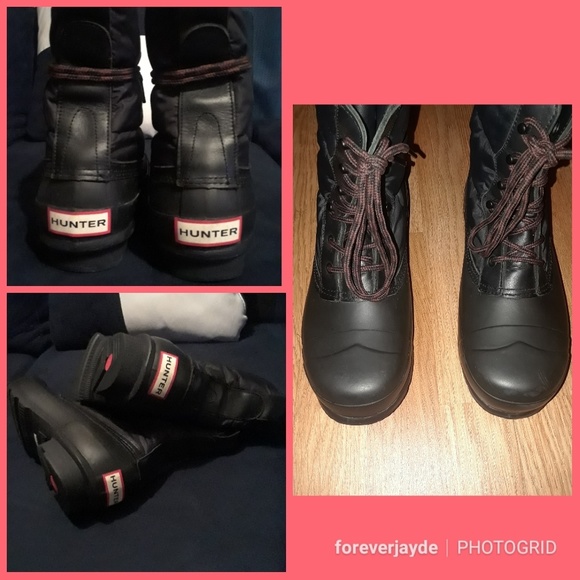 Hunter Shoes - Hunter Original Quilted Lace Up Boots